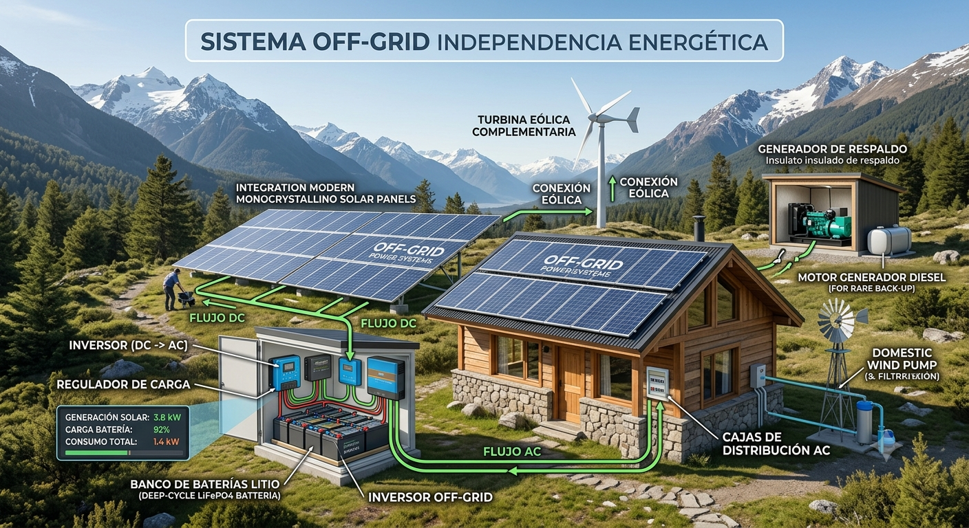 Sistema Off-Grid autónomo